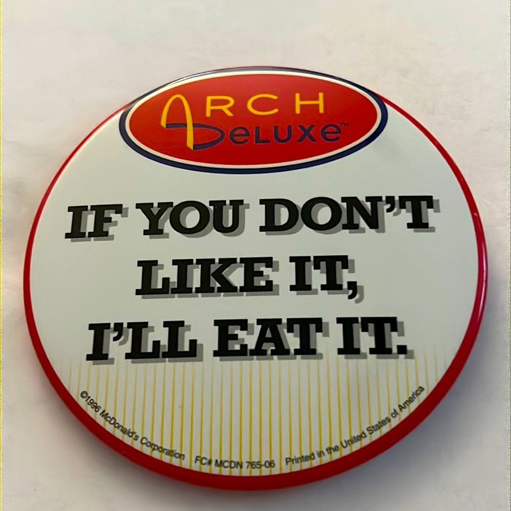 McDonald’s crew pin